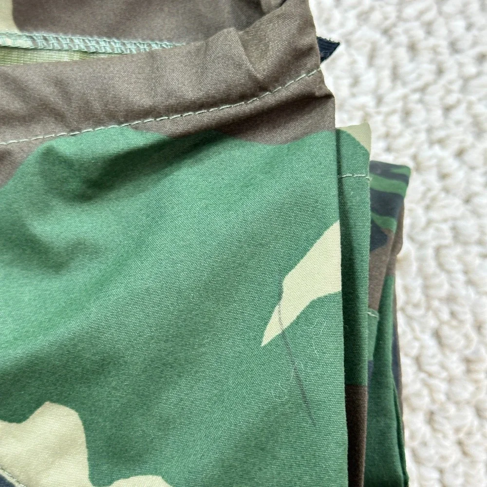 US Military Pants Size L Reg Woodland Camo Army Cold Weather Barrier Trousers